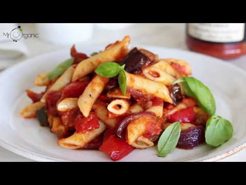 Ratatouille Penne with Roasted Garlic Pasta Sauce by Jess Beautician