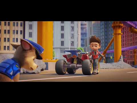 paw patrol the movie chase runs away scene