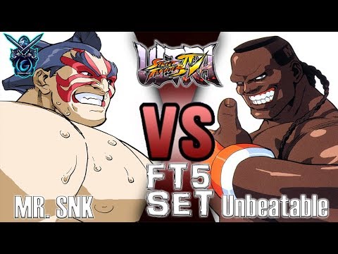 USF4 FT5 Set Grudge Match - Mr. SNK VS Unbeatable