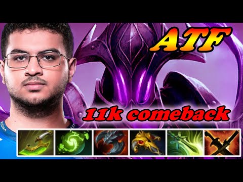 ATF Razor 11k comeback carrying Nisha Pango this game | 7.33 Immortal Best Ranked Gameplay