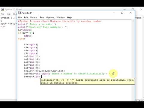 Python Program Check Numbers Divisible By Another Number