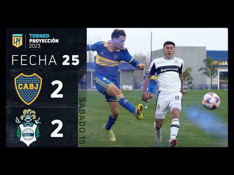#TorneoProyección 2023 | Fecha 25 | resumen de Boca y Gimnasia