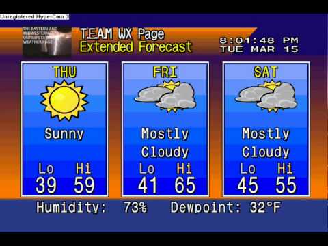 NYC/Northeast Weather Update WeatherSTAR 4000