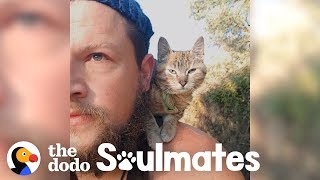Guy Biking Across the World Picks Up a Stray Kitty | The Dodo Soulmates