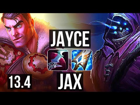 JAYCE vs JAX (TOP) | Rank 7 Jayce, 66% winrate, 8/2/10 | KR Challenger | 13.4