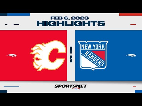 NHL Highlights | Flames vs. Rangers - February 6, 2023