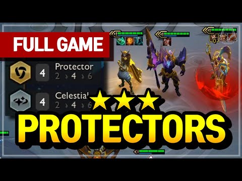 3-Star Protector Celestial Comp (with Mystic & Chrono) - Teamfight Tactics Full Game | TFT Galaxies