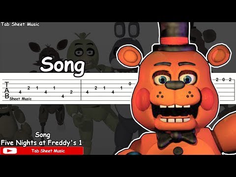 Five Nights at Freddy's 1 - Song Guitar Tutorial Video