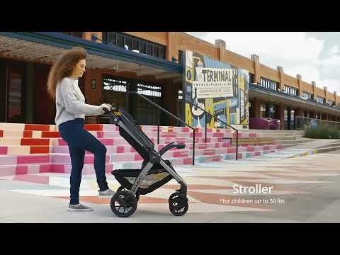 Chicco Bravo Quick Fold Baby Stroller Pram for 0 to 4Y (Upto 22 Kg) - Black