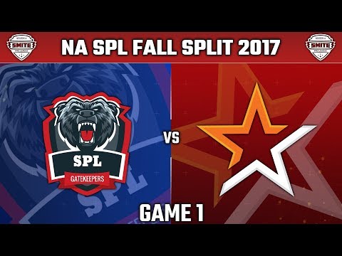 SMITE Pro League Fall Split Week 1 NA 2017 - SPL Gatekeepers vs. Allegiance (Game 1)