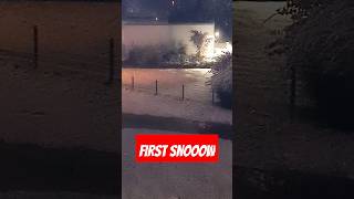 First snow in Munich #snow #mydailylife