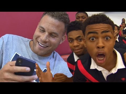 Blake Griffin Reacts to Famous Dunk Session in Front of Future NBA Stars