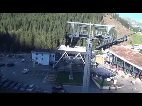 Discesa integrale cabinovia Doppelmayr "Ciampac" - Alba di Canazei (TN)