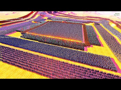 6K Soul Tyrants Siege 35.000 Golden Knights Castle - Ultimate Epic Battle Simulator UEBS