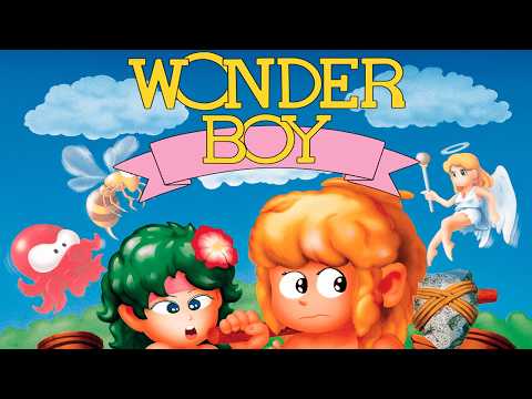 Wonder Boy 1986 Arcade Live Flyer