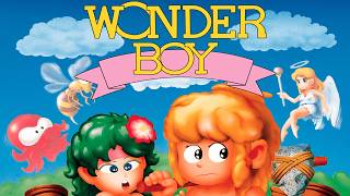Wonder Boy 1986 Arcade Live Flyer