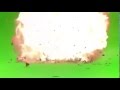 Missile And Explosion Green Screen And Chroma Key With Sound Effect