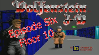 Wolfenstein 3D - Episode 6: Confrontation (Floor 10) - PC Version