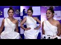Rashmi Desai In White Looks Gorgeous Bollywood Films Journalists Award
