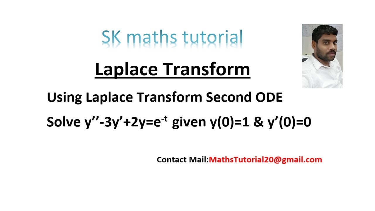 Using Laplace Transform To Solve 2nd Order Linear Differential Equation Question