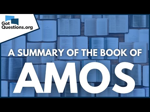A Summary of the Book of Amos | GotQuestions.org