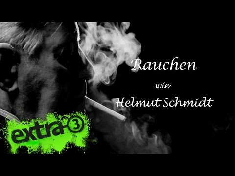 Eine Hommage: Rauchen wie Helmut Schmidt | extra 3 | NDR