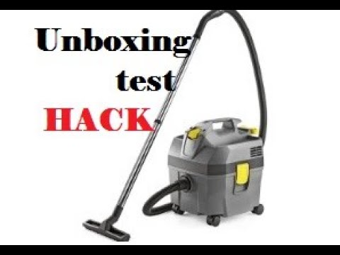 Karcher NT 20/1 Ap wet and dry vacuum cleaner unboxing, test + simple hack