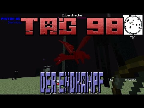 der Endkampf in lets Play survival Piston House Tag 98 [Deutsch]