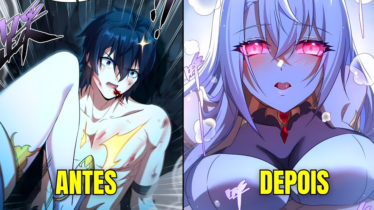 Caçador de Dragões Se Casa com a Rainha Dragão e Vira Pai de DUAS Filhas! - Resumo Manhwa