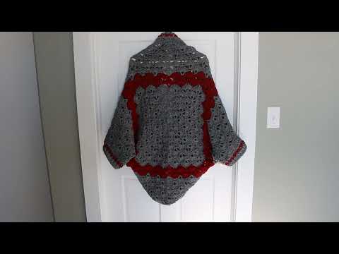 How To Make A Crochet Cocoon Shrug From ANY Square