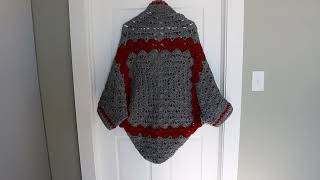 How To Make A Crochet Cocoon Shrug From ANY Square