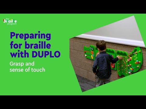 Preparing for braille with DUPLO