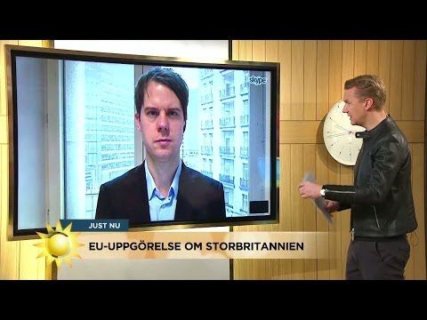 Direktrapport från Bryssel om Storbritanniens EU-uppgörelse - Nyhetsmorgon (TV4)