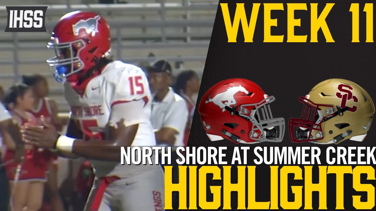 Epic Clash! North Shore vs Summer Creek Football Highlights - Full Game Recap