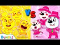 Gold Vs Pink Family Costume Challenge Kids Stories About Bumble Family Bumble Official Channel