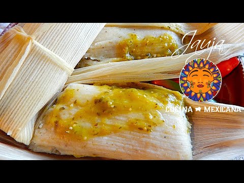Tamales Verdes (Green Tamales with Pork and Salsa Verde)