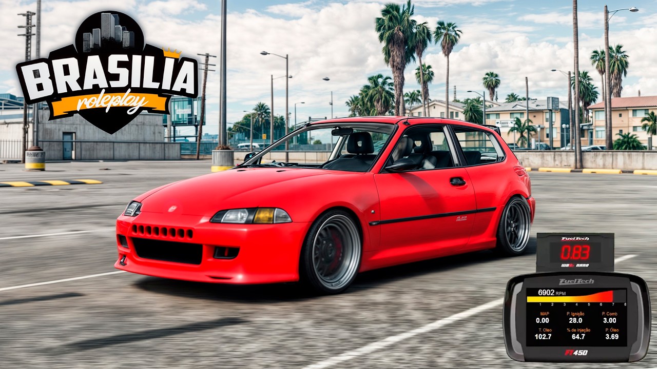 Como montar um Civic V-TEC Aspirado com Fueltech - Brasilia RP