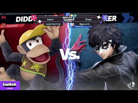 GGxC 9.5 - Sharp (Joker, Sheik) Vs. Aaron (Diddy Kong) - Top 8 Losers Semi-Final