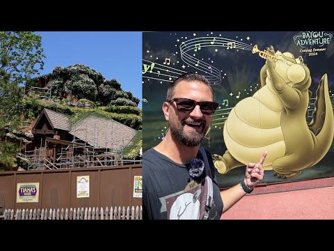 Disney's Magic Kingdom! Closer Look At The Details Outside Of Tiana's Bayou Adventure + More Updates