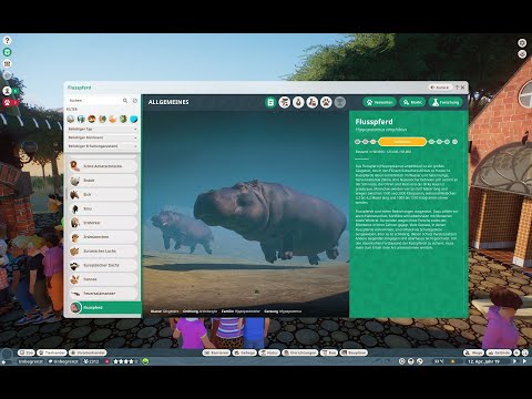 Planet Zoo - Fröhliche Hippos?! Flusspferde im Anmarsch (VORSICHT! Es geht drunter und drüber!)