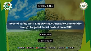PEDRR 2025 Green Talk 2: Beyond Safety Nets – Empowering Vulnerable Communities