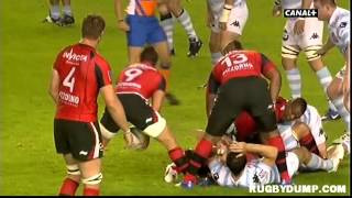 preview picture of video 'Tries in France 2011 2012 quarter final Toulon - Racing Metro'