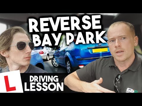 How to reverse bay park - [Driving Lesson] UK Driving test Maneuvers