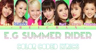 E-girls : E.G. summer RIDER Lyrics
