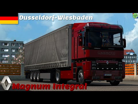 ETS 2 1.36●Renault Magnum Integral●Dusseldorf-Wiesbaden,Germany