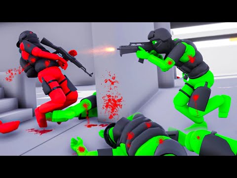 MANTA'S WARBOX GREEN vs RED! Active Ragdoll Physics! Realistic Epic NPC Wars #241