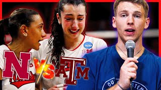 The Biggest Upset in NCAA Volleyball History?? Nebraska vs Texas A&M Breakdown ft. Erik Shoji