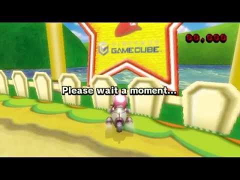 Toadette takes a moment to reflect on Nintendo GameCube!