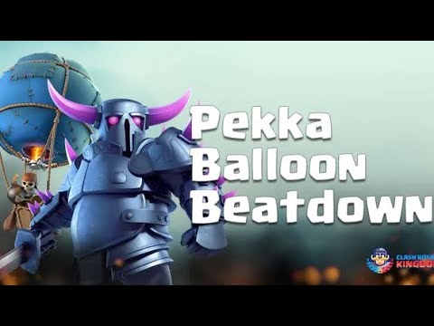 How to play the anaban deck - pushing top ladder with pekka balloon freeze in clash royale