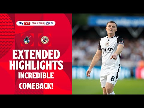 INCREDIBLE COMEBACK! | Bristol Rovers v Bromley extended highlights